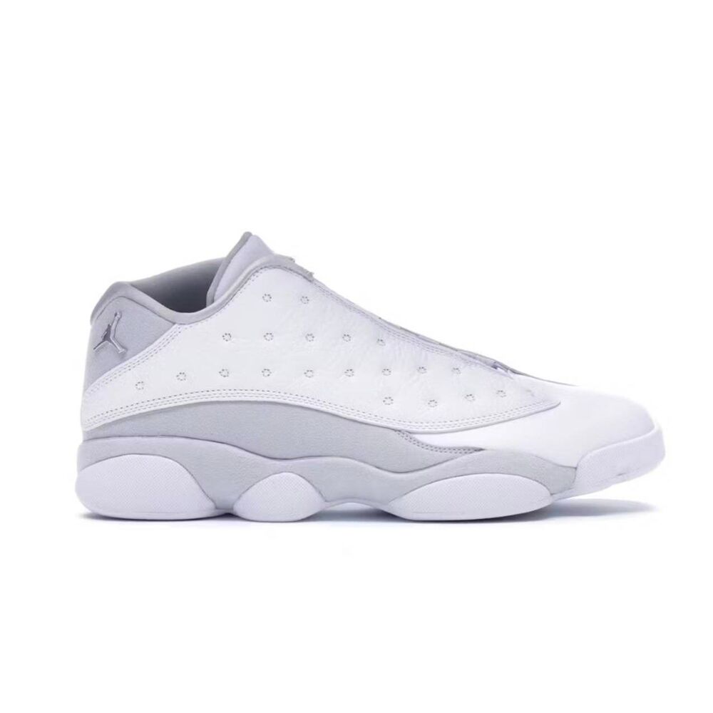 NIKE Air Jordan 13 Retro Low 'Pure Platinum' Sneakers Size 6Y/W7.5